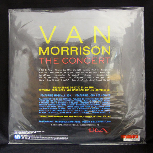 【LD・洋楽】 VAN MORRISON／THE CONCERT