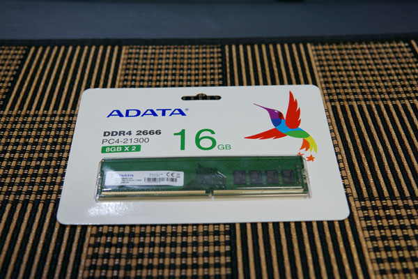 ADATA AD4U266638G19-D（DDR4 PC4-21300 8GB 2枚組） 